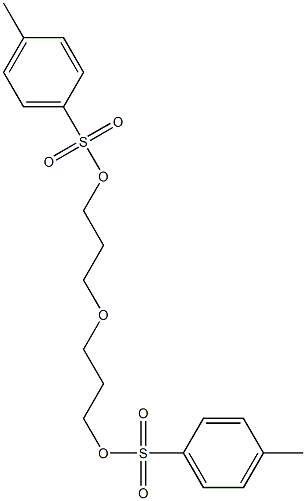 1-methyl-4-[3-[3-(4-methylphenyl)sulfonyloxypropoxy]propoxysulfonyl]benzene Struktur