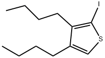 3,4-Dibutyl-2-iodothiophene 结构式
