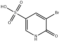 3-PYRIDINESULFONIC ACID, 5-BROMO-1,6-DIHYDRO-6-OXO-, 577985-06-9, 结构式