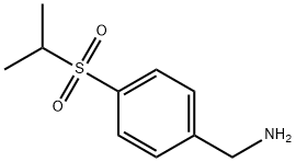 (4-(异丙基磺酰基)苯基)甲胺, 583837-96-1, 结构式