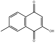 2-羟基-7-甲基-1,4-萘醌,58472-26-7,结构式