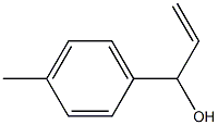 Benzenemethanol, a-ethenyl-4-methyl- Structure