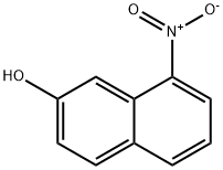 2-Naphthalenol, 8-nitro- Structure