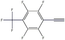 1-ethynyl-2,3,5,6-tetrafluoro-4-(trifluoromethyl)benzene 化学構造式