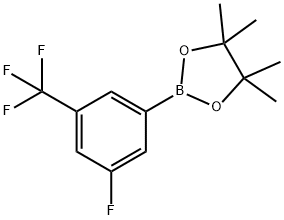 3-(Trifluoromethyl)-5-fluorophenylboronic acid pinacol ester Structure