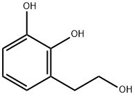 3-(2-hydroxyethyl)benzene-1,2-diol 化学構造式