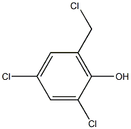Phenol,2,4-dichloro-6-(chloromethyl)- Structure