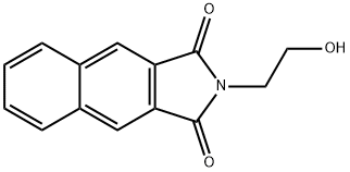 1H-Benz[f]isoindole-1,3(2H)-dione, 2-(2-hydroxyethyl)- Struktur