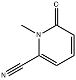 1-甲基-6-氧代-1,6-二氢吡啶-2-甲腈, 63486-97-5, 结构式