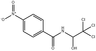 N-(2,2,2-trichloro-1-hydroxyethyl)-4-nitrobenzamide 结构式