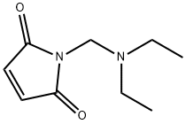 1-(diethylaminomethyl)pyrrole-2,5-dione,64432-31-1,结构式