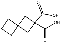 Spiro[3.3]heptane-2,2-dicarboxylicacid Structure