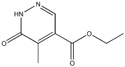 4-Pyridazinecarboxylicacid, 1,6-dihydro-5-methyl-6-oxo-, ethyl ester,64882-62-8,结构式