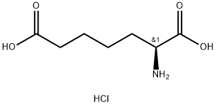 S-2-氨基庚二酸盐酸盐, 65084-14-2, 结构式