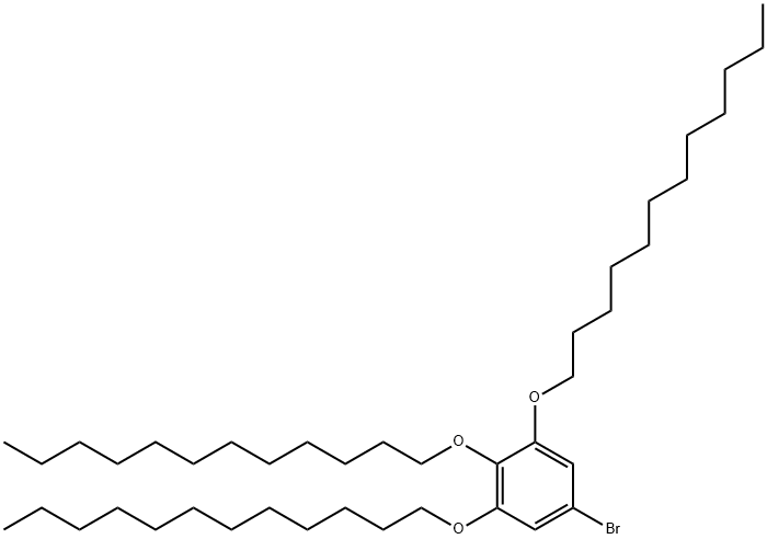 5-ブロモ-1,2,3-トリス(ドデシルオキシ)ベンゼン 化学構造式