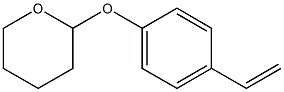 2-(4-乙烯基苯氧基)四氢-2H-吡喃 结构式
