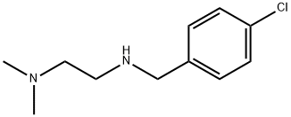 1,2-Ethanediamine, N'-[(4-chlorophenyl)methyl]-N,N-dimethyl- 化学構造式