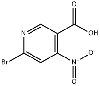 6-Bromo-4-Nitronicotinic Acid Struktur