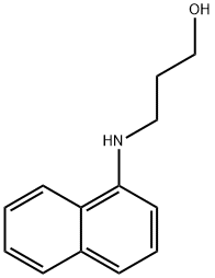 1-Propanol,3-(1-naphthalenylamino)- 化学構造式
