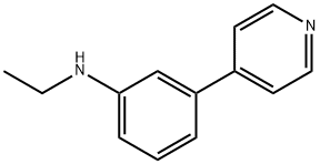 N-Ethyl-3-(4-pyridyl)aniline Structure