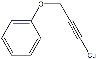 Copper, (3-phenoxy-1-propynyl)- Struktur