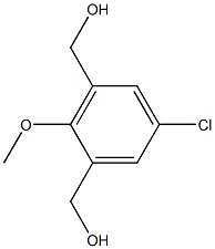 1,3-Benzenedimethanol,5-chloro-2-methoxy- 结构式