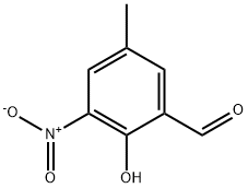 Benzaldehyde, 2-hydroxy-5-methyl-3-nitro- Structure