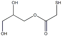 glycerol 1-(monothioglycolate) Struktur
