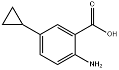 Benzoic acid, 2-amino-5-cyclopropyl-,68701-47-3,结构式