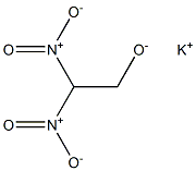 ETHANOL, 2,2-DINITRO-, POTASSIUM SALT, 6928-29-6, 结构式