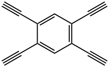 Benzene, 1,2,4,5-tetraethynyl- Structure