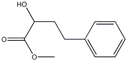 Benzenebutanoic acid, a-hydroxy-, methyl ester Structure