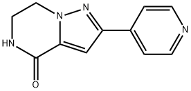 2-(pyridin-4-yl)-6,7-dihydropyrazolo[1,5-a]pyrazin-4(5H)-one Structure