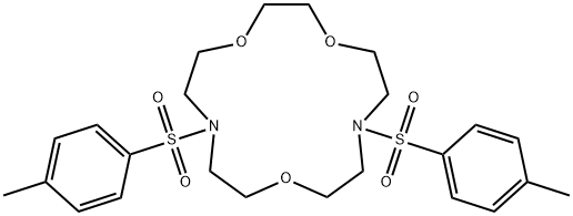 7,13-BIS[(4-METHYLPHENYL)SULFONYL]-1,4,10-TRIOXA-7,13-DIAZACYCLOPENTADECANE, 74461-33-9, 结构式
