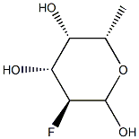 (3S,4R,5S,6S)-3-fluoro-6-methyloxane-2,4,5-triol Structure