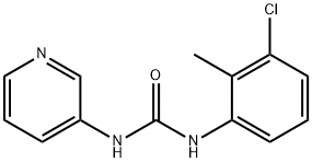 1-(3-chloro-2-methylphenyl)-3-pyridin-3-ylurea 结构式