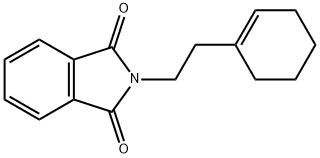 1H-Isoindole-1,3(2H)-dione, 2-[2-(1-cyclohexen-1-yl)ethyl]- Struktur