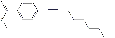 Benzoic acid, 4-(1-nonynyl)-, methyl ester