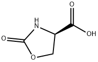 R-2-Oxo-4-oxazolidinecarboxylic acid Structure