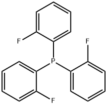 トリス(2-フルオロフェニル)ホスファン 化学構造式