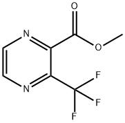 3-三氟甲基吡嗪-2-甲酸甲酯, 870787-05-6, 结构式