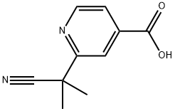 2-(2-氰基丙-2-基)异烟酸, 872091-92-4, 结构式