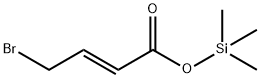 trimethylsilyl (E)-4-bromobut-2-enoate 化学構造式