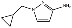 1-(环丙基甲基)-1H-吡唑-3-胺 结构式