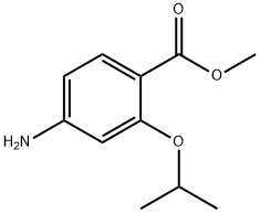 4-アミノ-2-イソプロポキシ安息香酸メチル 化学構造式