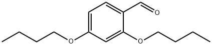 2,4-二丁氧基苯甲醛 结构式