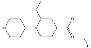 Ethyl1,4'-Bipiperidine-4-Carboxylate Hydrochloride Structure