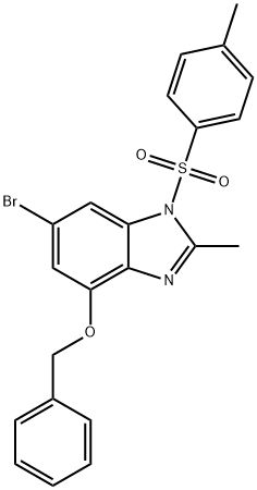 4-(benzyloxy)-6-bromo-2-methyl-1-tosyl-1H-benzo[d]imidazole