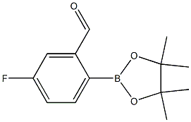 5-Fluoro-2-(4,4,5,5-tetramethyl-1,3,2-dioxaborolan-2-yl)benzaldehyde Structure