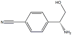 4-((1R)-1-AMINO-2-HYDROXYETHYL)BENZENECARBONITRILE Structure
